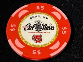 Casino Chips 5$  (rot)  RENO NV