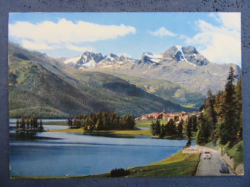 AluVerbund-Bild 'Straße Am Waldrand' – 30 X 40 Cm, UV-Druck Auf Metallischer Oberfläche, Inkl. Aufhänger