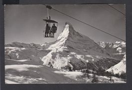 Sesselbahn  Sunnegga Zermatt   -   ältere Ansichtskarte**