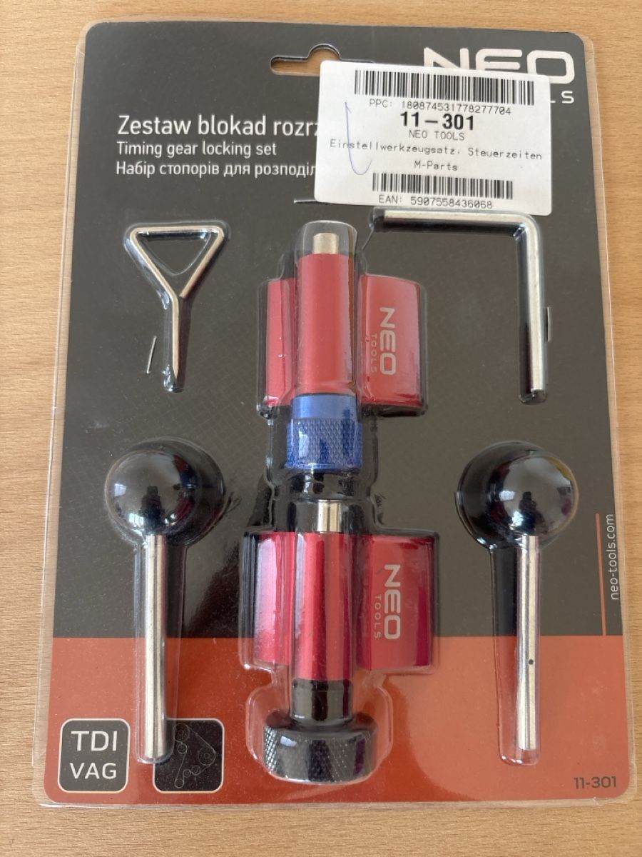 Alle Werkzeuge: NEO Timing Gear Locking Set 11-301 TDI VAG – Neu und originalverpackt aus Zürich von yo_nas