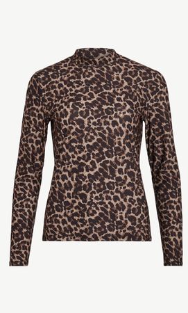 Vila, maglia maniche lunghe leopardata,Taglia M