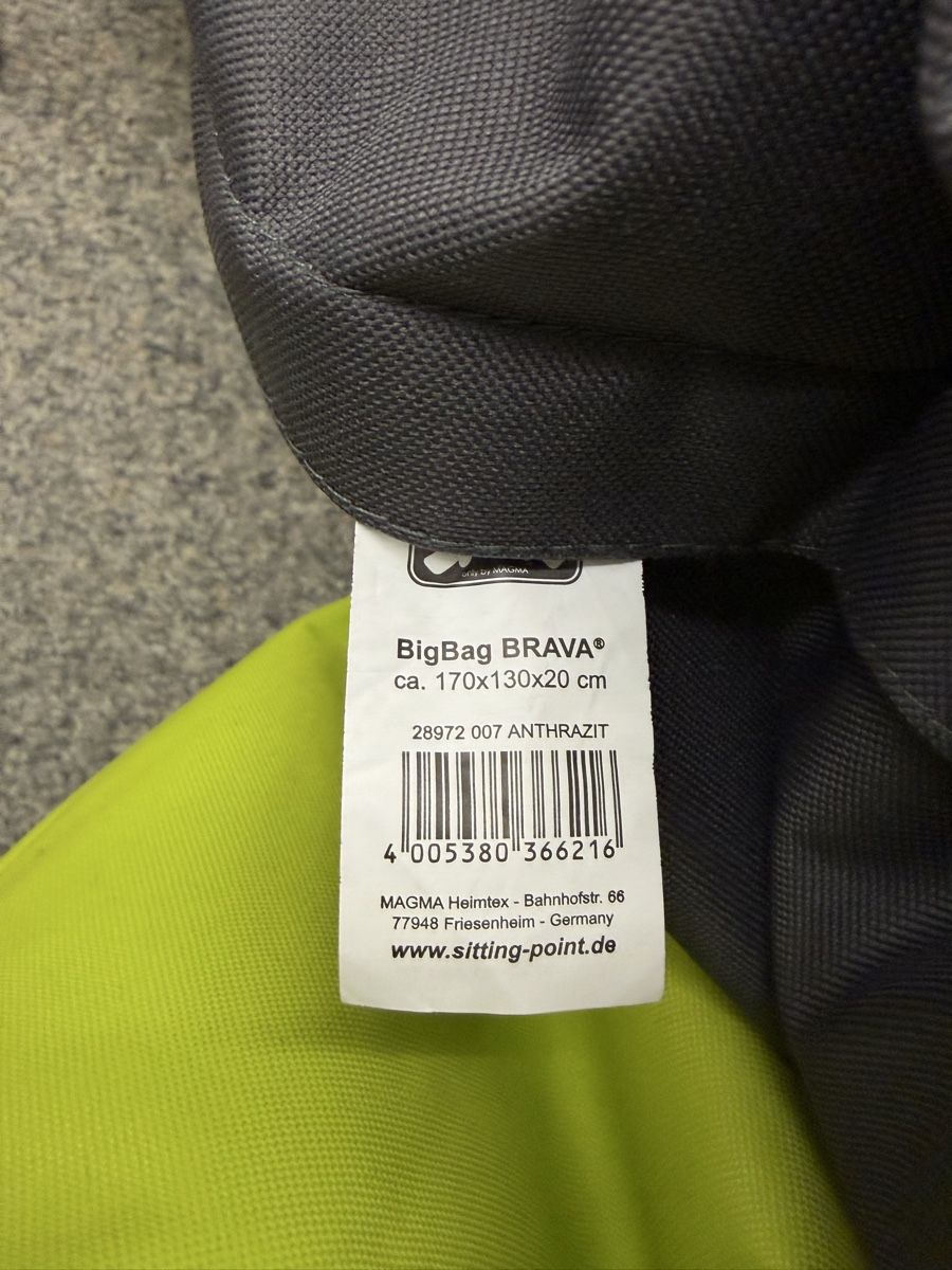 Cuscini: Sitzsack BigBag Brava – Nuovo (secondo la descrizione) da Galgenen venduto da Crystaldisplay 2