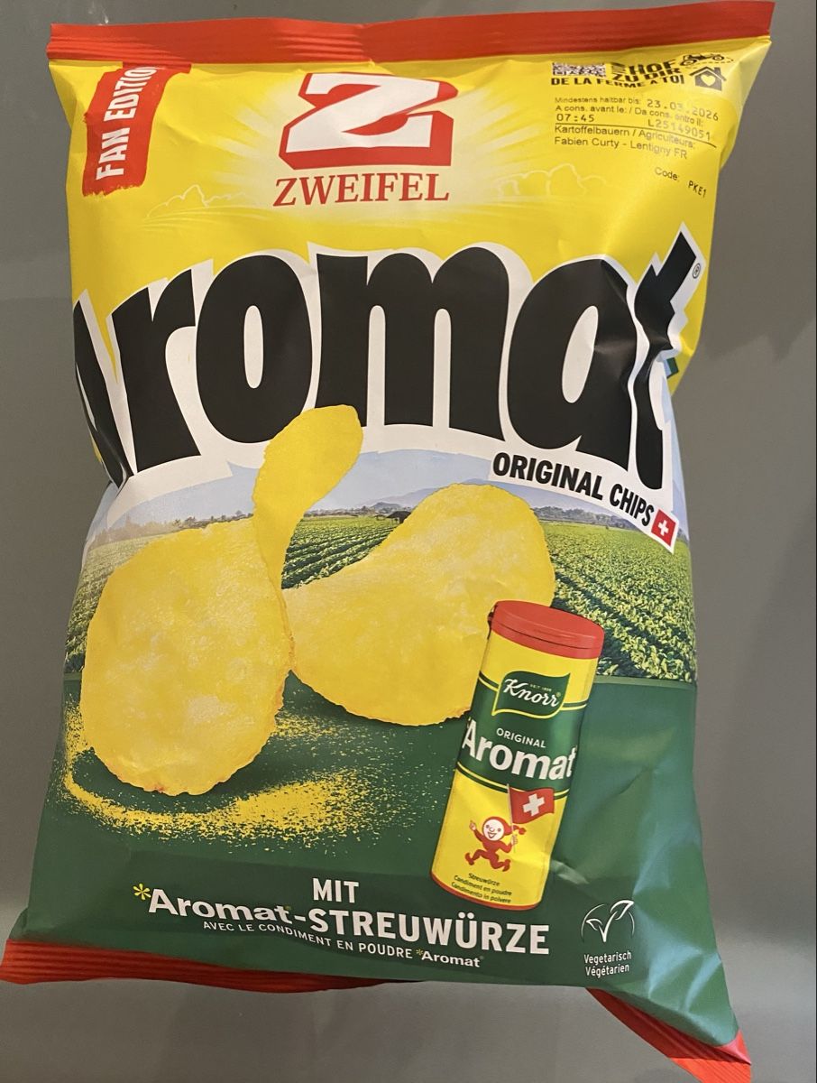 Lebensmittel & Spezialitäten: Zweifel Aromat Chips - Limited Fan Edition – Neu (gemäss Beschreibung) aus Zollikofen von Shiraga