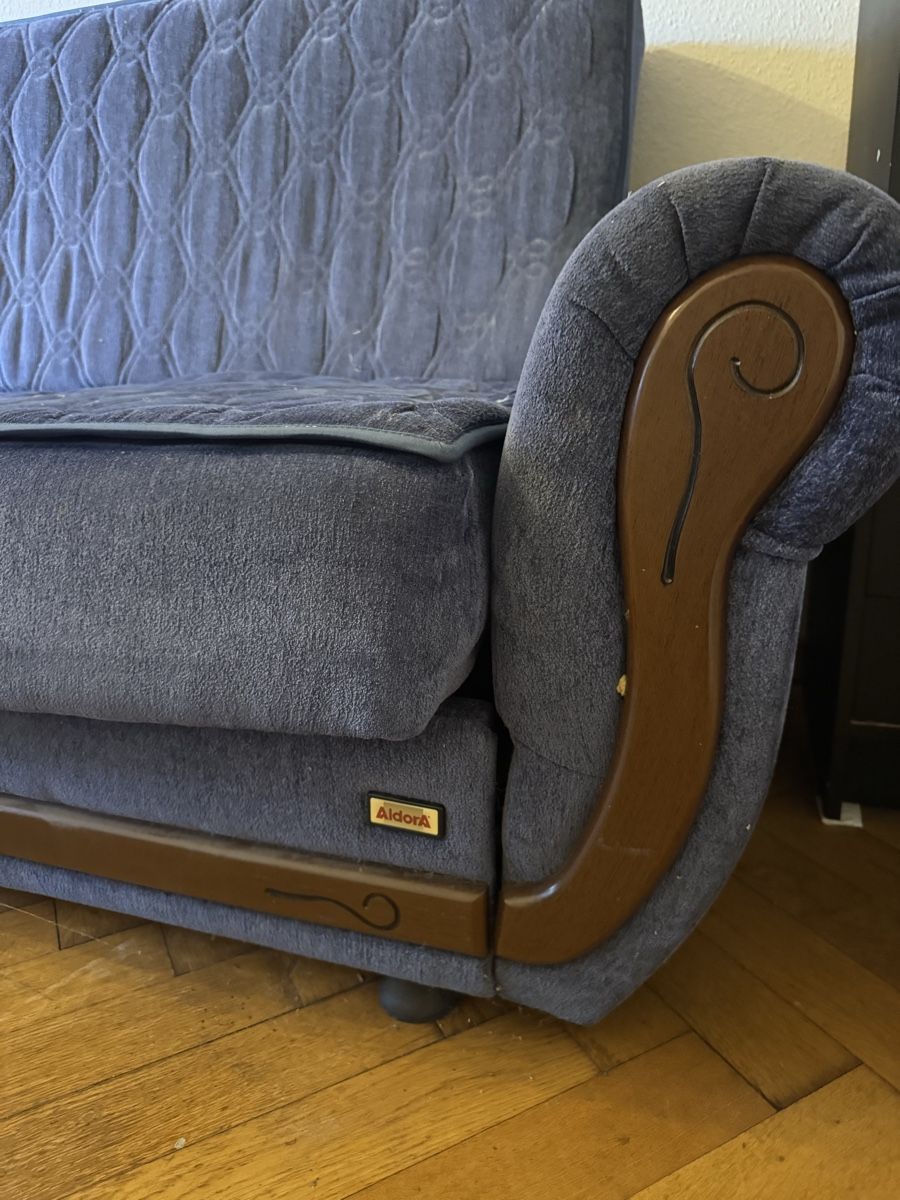 Sofas: Sofa blau 1 Fr – D'occasion à Pfeffingen par Twoa 2