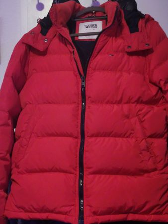 Daunen Winterjacke von Tommy Hilfiger, Grösse L, Top Zustand