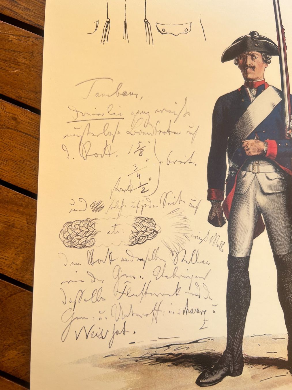 Incisioni: Gravure Grenadier, Regiment Anhalt- Authentique! – Usato da Savigny venduto da dor_5v9q 4