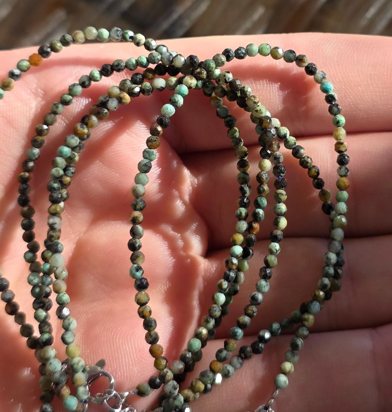 Minerali & Pietre curative: Türkis Armband facettiert – Nuovo e nell'imballaggio originale da Matzingen venduto da Shay_Crystalz 1