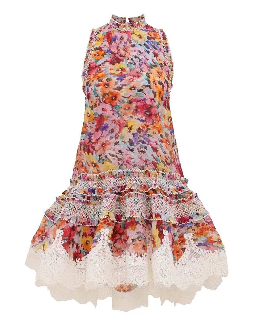 Kleider: Floral Elegant Dress – Neu (gemäss Beschreibung) aus St.Josefen von lop_lh8d 7