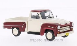 Chevrolet 3100 Pick Up 1958-1959 dunkelrot / weiss      1:43
