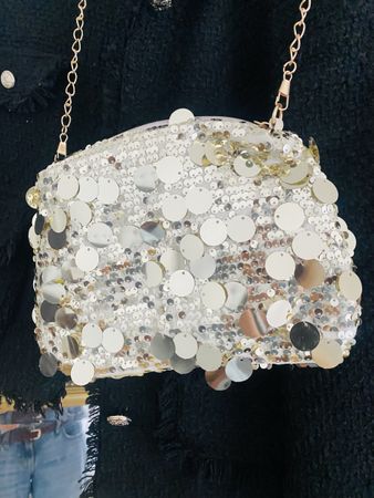 Glänzende Party Handtasche mit Pailletten, new