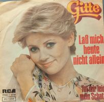 Vinyl-Single Gitte - lass mich heute nicht allein0
