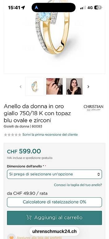 Ringe: Anello in oro  – Neu und originalverpackt aus Pregassona von joe056 1