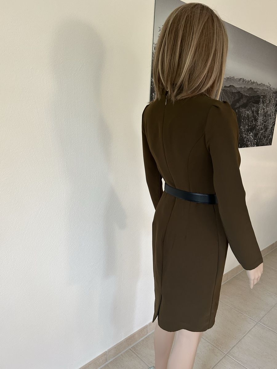 Vestiti: Khaki elegant vintage dress size S – Usato da Saland venduto da ele_vc96 3