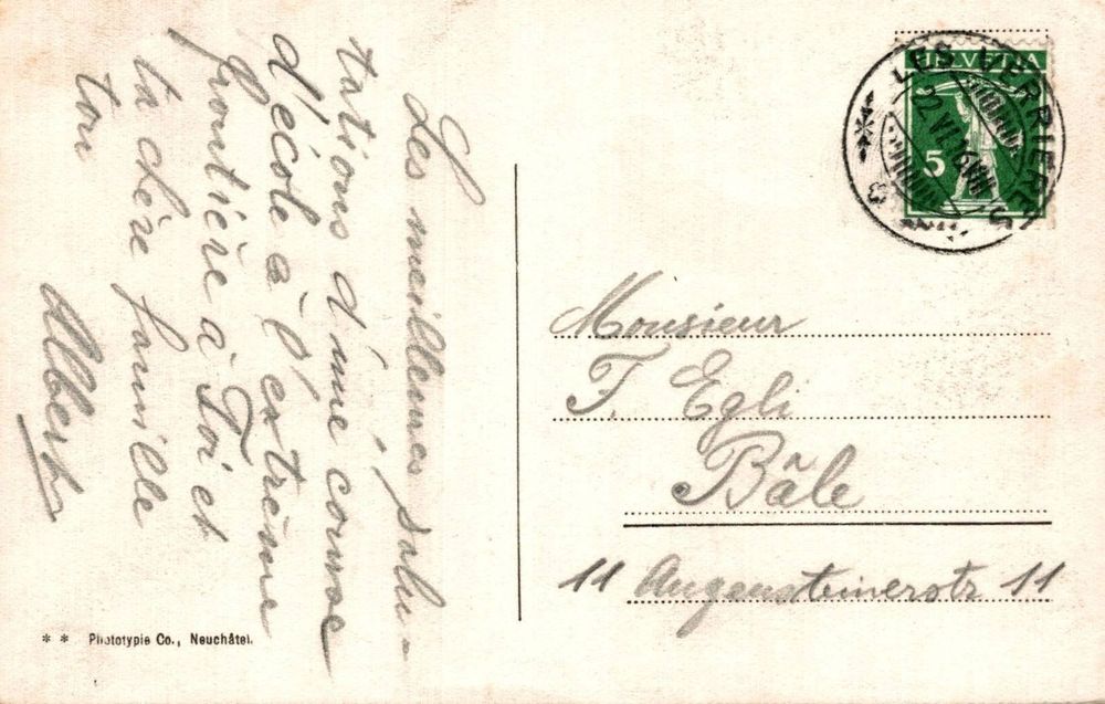 Les Verrières Suisse, gel. 22.6.1916 Kaufen auf Ricardo