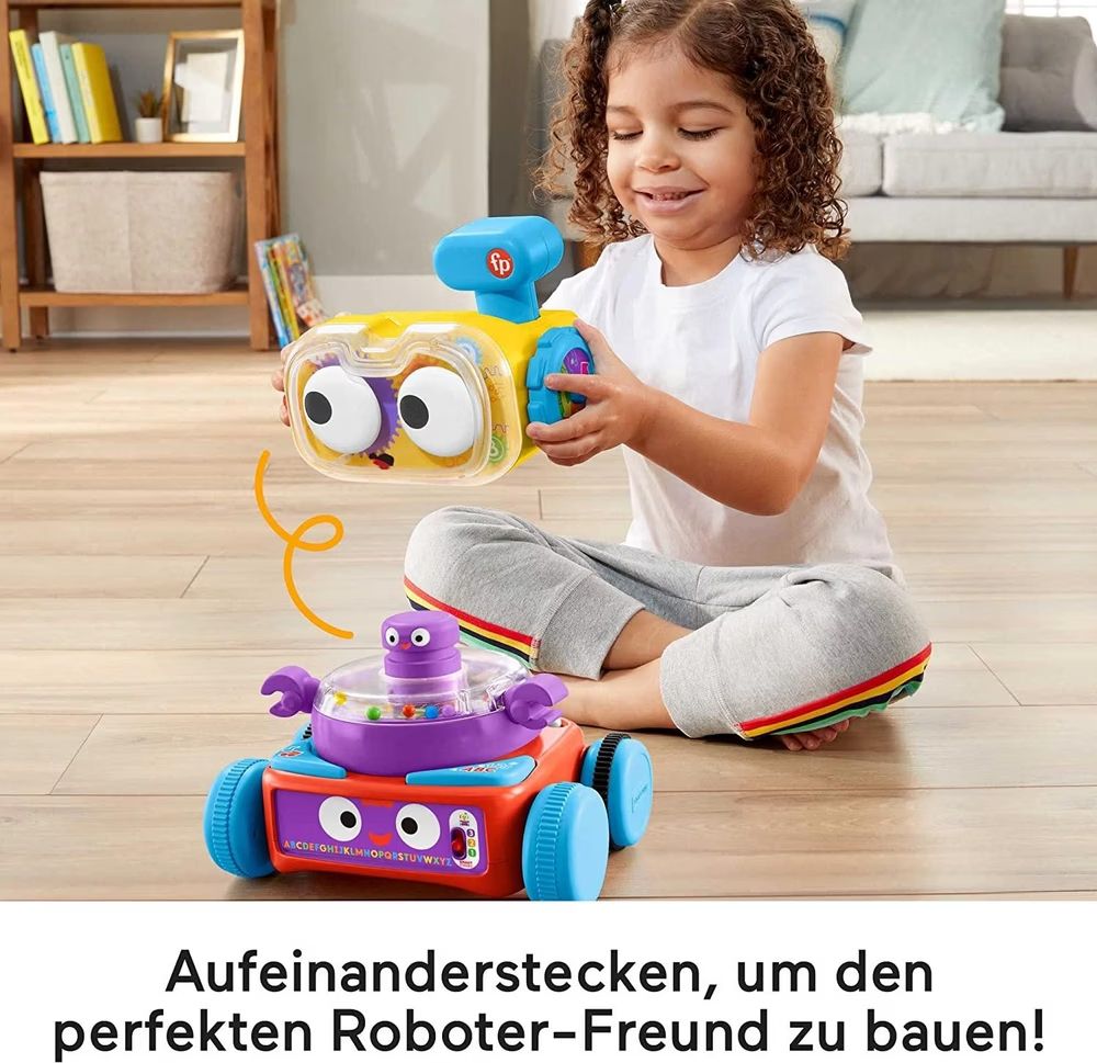 Fisher-Price Giocattoli: Fisher-Price 4-in-1 Lernroboter Linus. – Usato da Bern venduto da Bern3004 1
