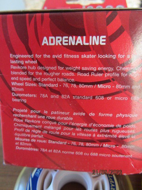 Altri accessori: 8 KRYPTONICS Rollen für Inline-Skates – Nuovo e nell'imballaggio originale da schönenwerd venduto da kusi027 3