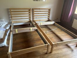 IKEA TARVA Bettgestelle Kiefer 2 Stk guter Zustand
