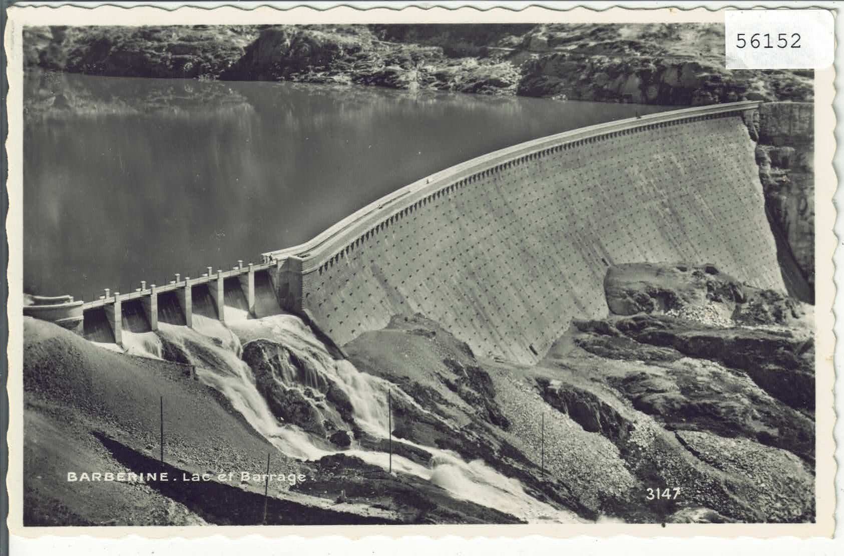 Ansichtskarten: Barberine - Lac et Barrage – Gebraucht aus Ettingen von Kartenplanet