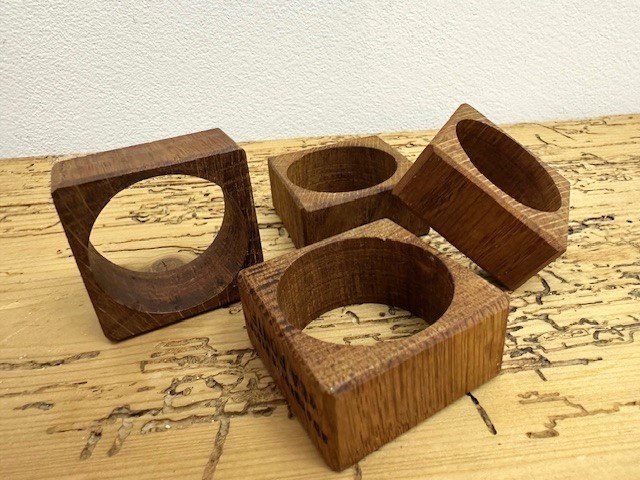 Altro in Decorazioni & Accessori: viEr TeAk SeRvieTTen RiNge – Usato da Winkel venduto da zeho
