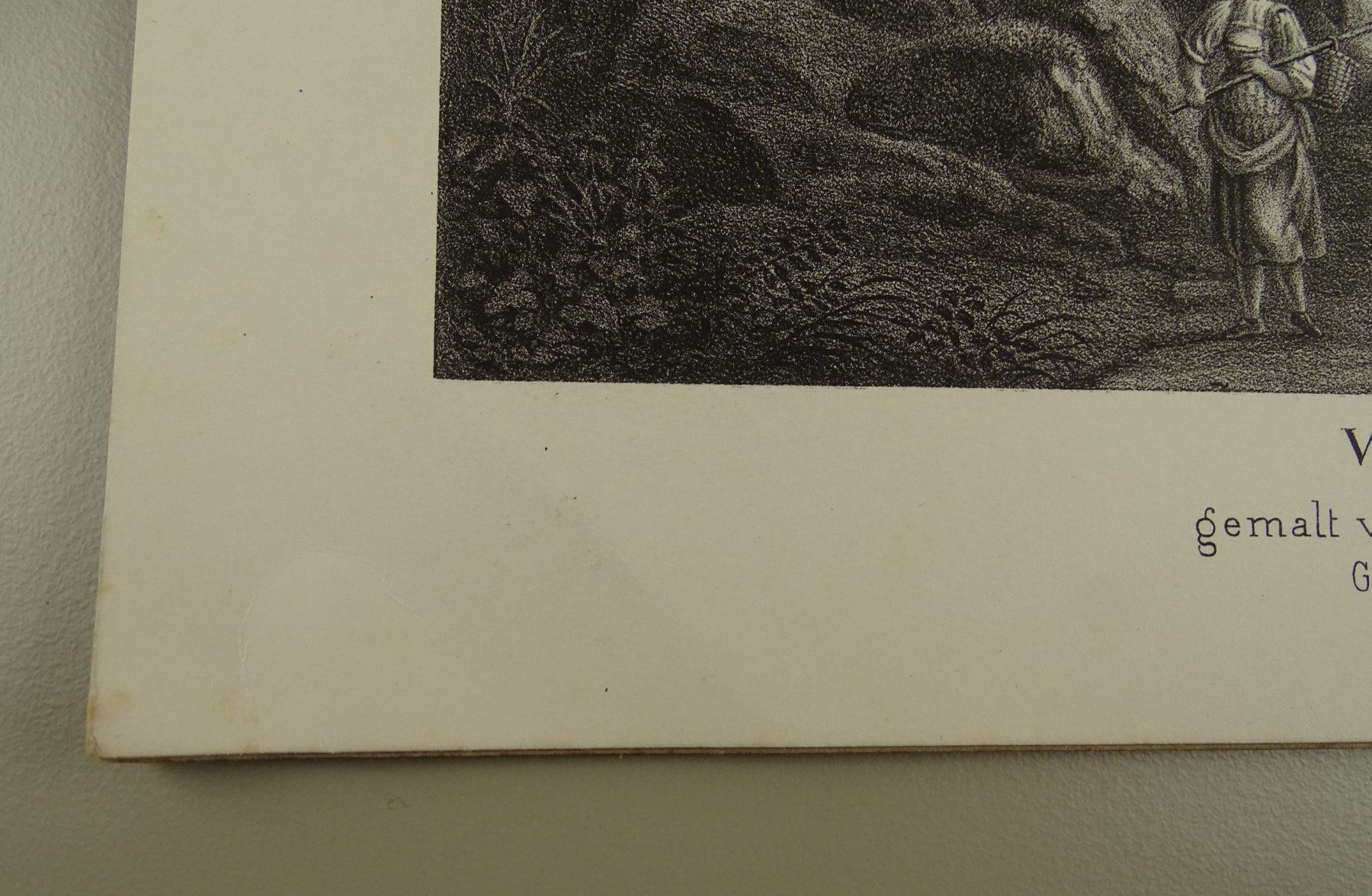 Incisioni: WEININGEN, ZÜRICH, LITHOGRAPHIE 1875 – Usato da Grüningen venduto da Kartensammler 2