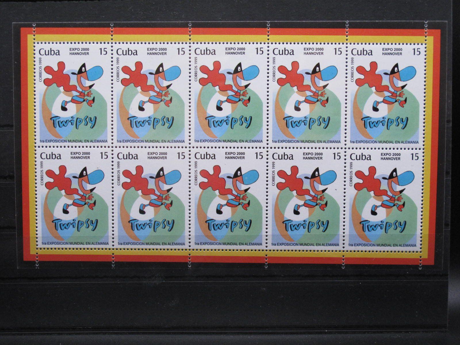 Tutti i francobolli: Cuba 1999 EXPO 2000 Hannover ** – Usato da Wil SG venduto da fva01