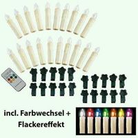 Kabellose LED Weihnachtskerzen  40 Licht