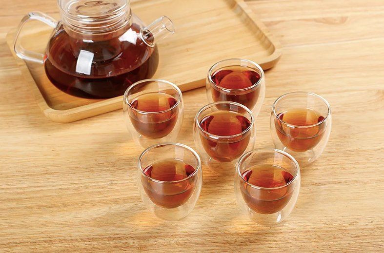Bicchieri: 6er Set Doppelwandige Gläser 80ml – Nuovo e nell'imballaggio originale da Châtelaine venduto da topshop.switzerland 4