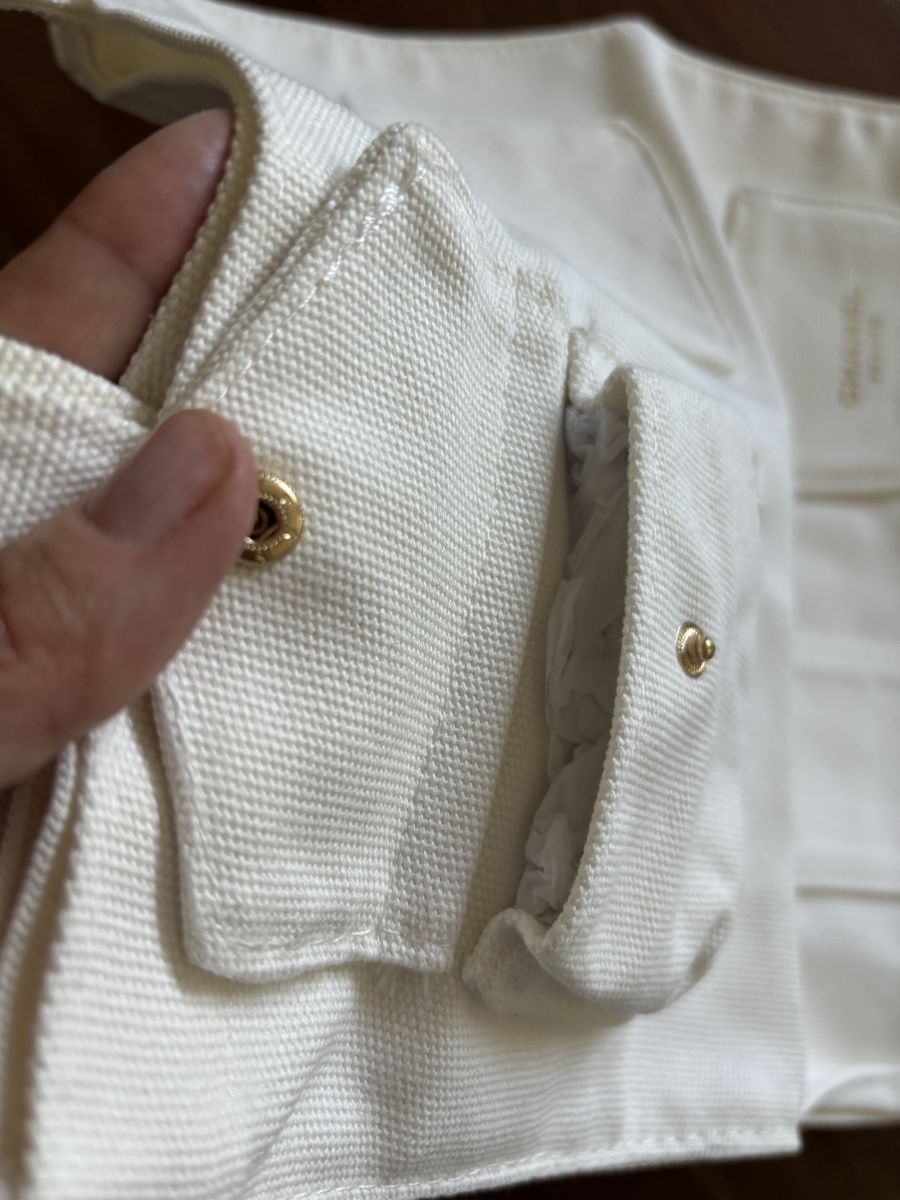 Chanel Borse da donna: Chanel Tasche Stoff weiss neu – Nuovo e nell'imballaggio originale da Bülach venduto da mmva01 5
