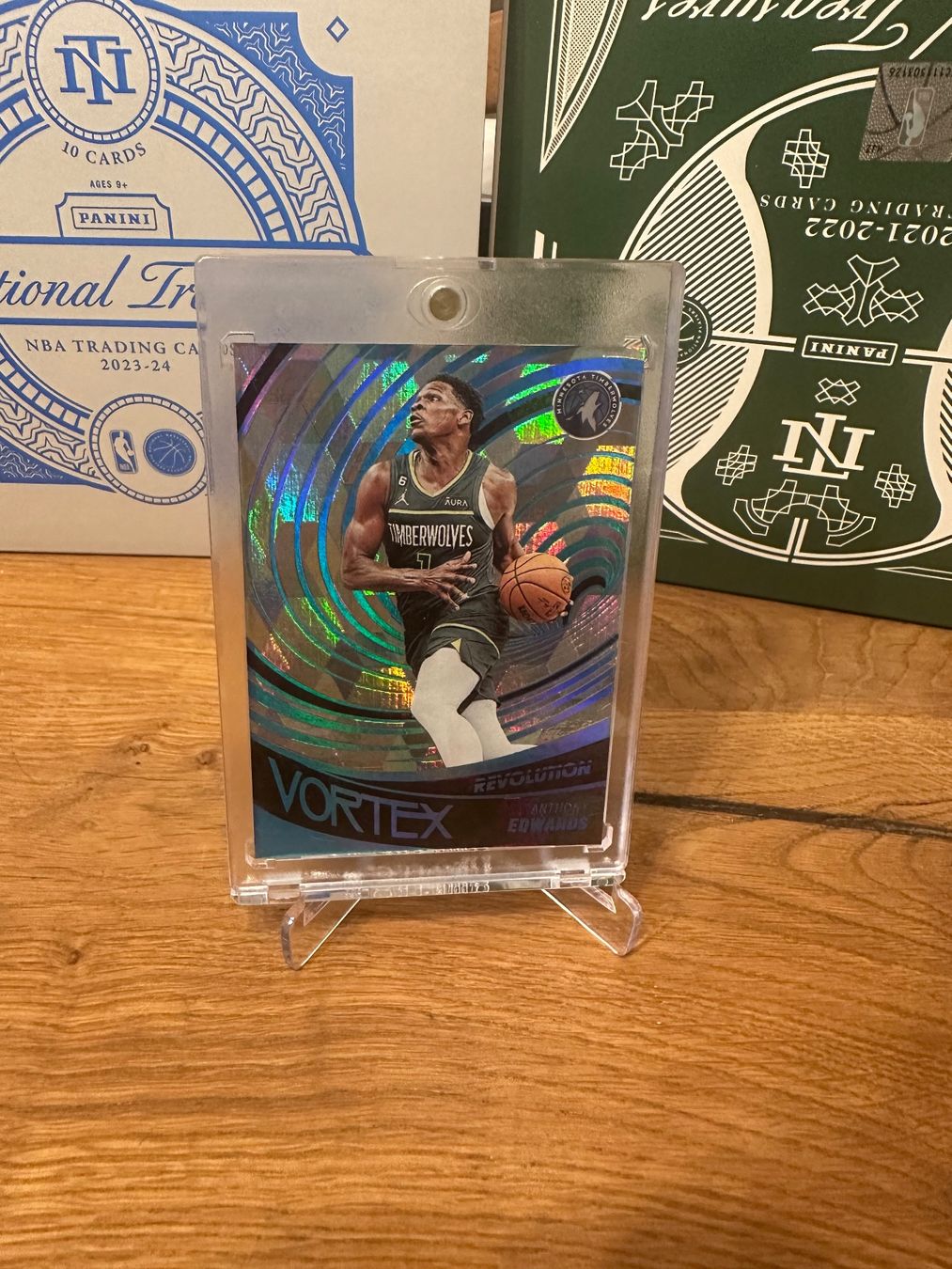 Nba Sammelbilder & Trading cards: Carte Anthony Edwards Panini Révolution Vortex /50 – Gebraucht aus Vullierens von Gaara04