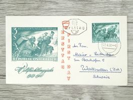 TR15 Enveloppe + Timbre Autriche 1960