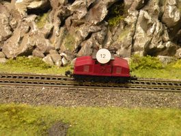 Modelleisenbahn Lokomotive rot gebraucht (12)