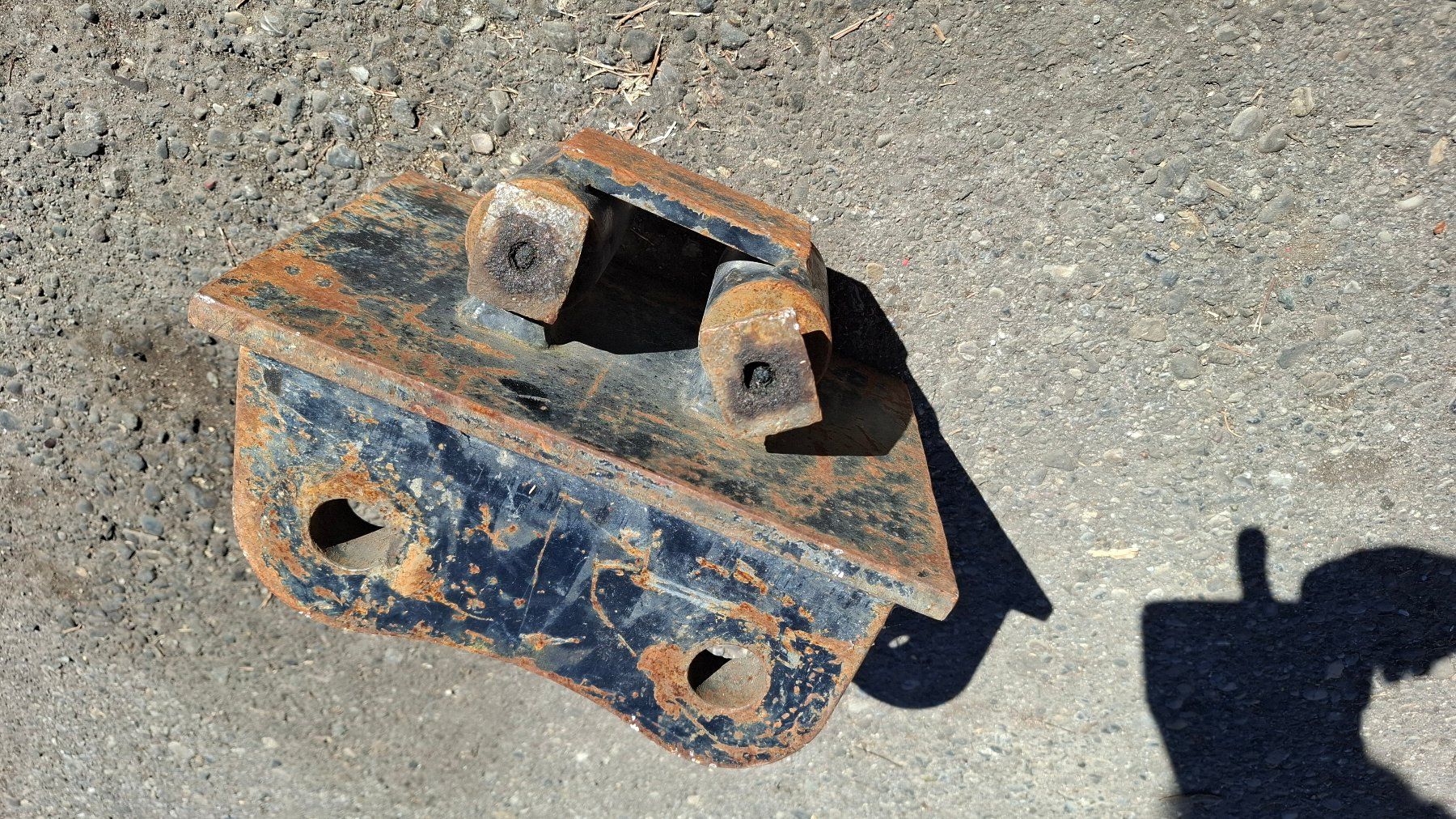Bagger: Anbauplatte Bagger – Gebraucht aus Lütisburg von erle1 3