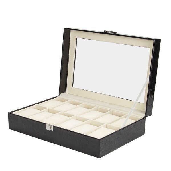 Uhrenbox Holz Uhr ProCase Uhrenbox Mit Fu00e4chern