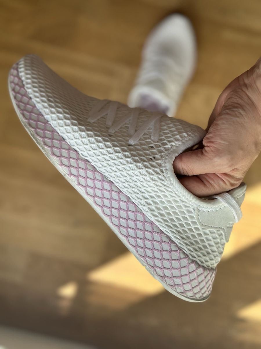 Scarpe da uomo: Adidas Damenschuhe Weiss-Rosa – Nuovo (secondo la descrizione) da Basel venduto da FatmaCan52 4