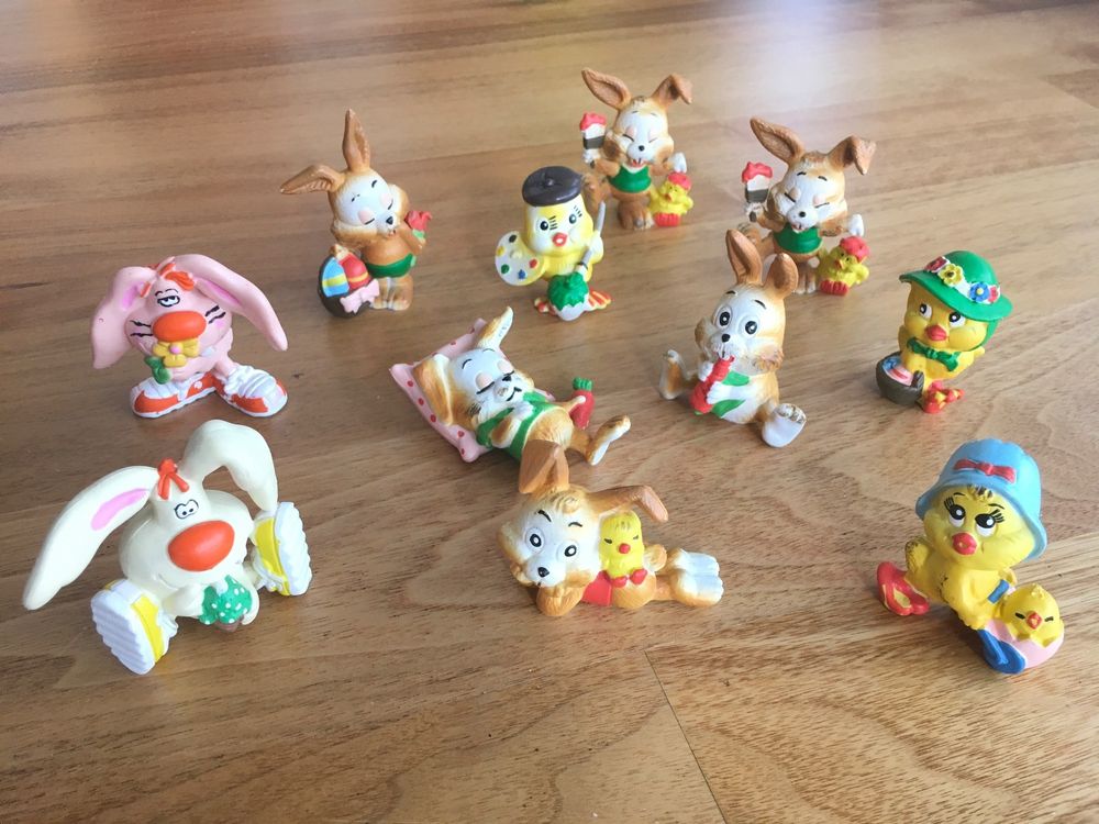 11x Osterhase Osterküken Figur Comic Ostern Hase Küken | Kaufen auf Ricardo