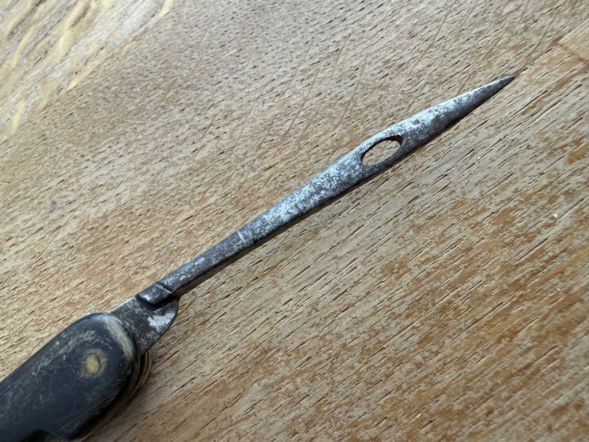 Coltelli tascabile: Antikes Bauernmesser Taschenmesser Sackmesser AELLIG – Usato da Goldach venduto da Messerguru 3
