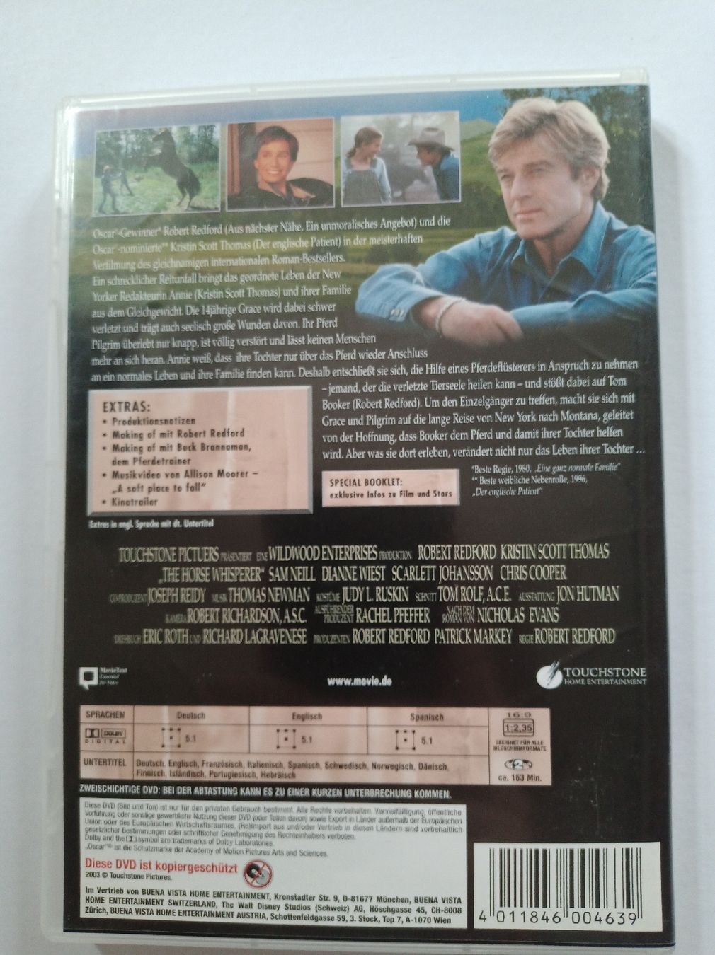 Tutti i DVDs: DVD - Der Pferdefluessserer - Special Edition - Redford – Usato da Tann venduto da Veebee6 1