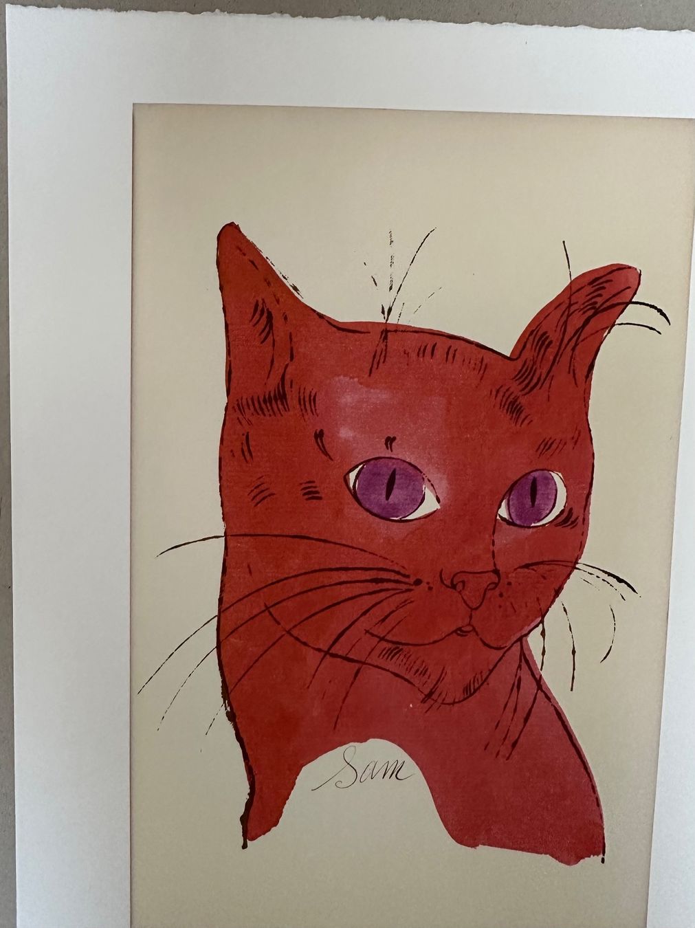 Posters & Illustrations: Warhol: Sam the Cat 35/100 – Neuf (Voir description) à Meilen par Smgdesign 3