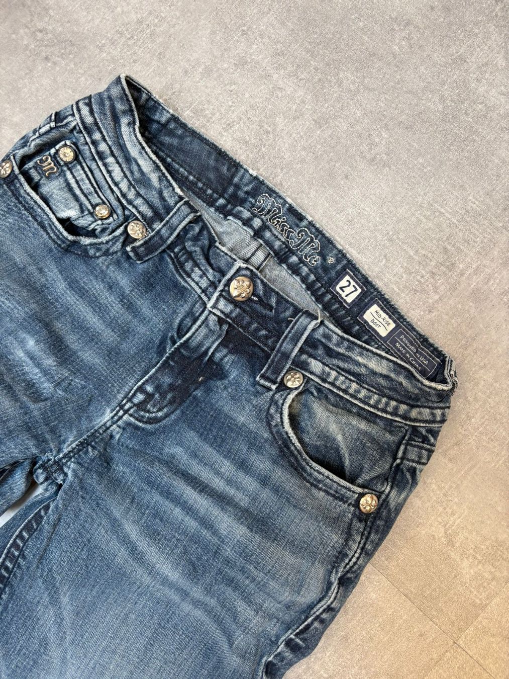 Jeans: Miss Me Bootcut Jeans - Grösse S/27 – Nuovo (secondo la descrizione) da Werdenberg venduto da hase.vintage 4