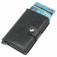 Leder RFID Kredit Kartenetui Restposten