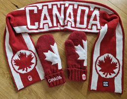 Schal und Fäustlinge Canada-Logo Olympische Spiele