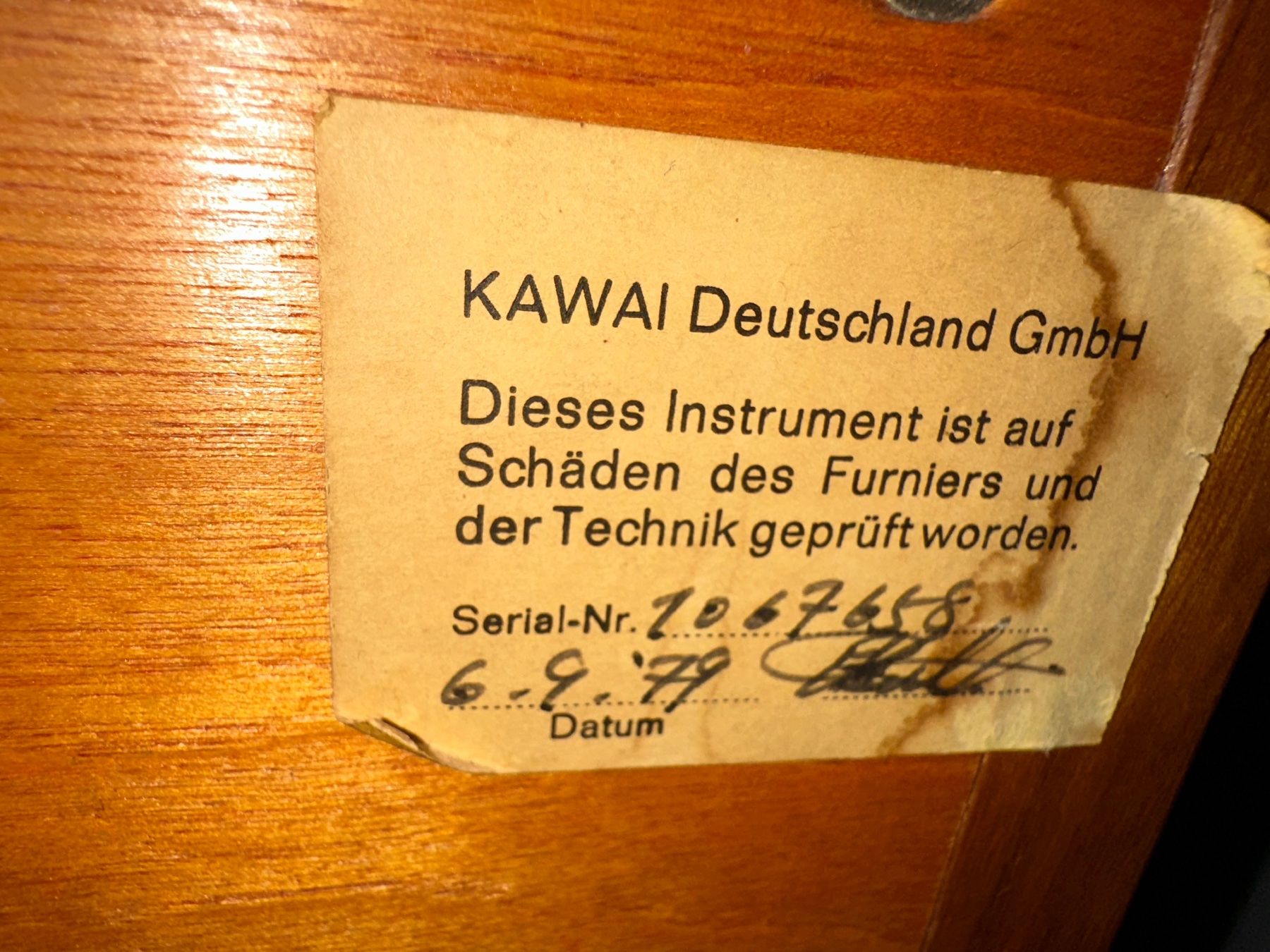 Kawai Musikinstrumente: Klavier Kawai CE-7 – Gebraucht aus Boll von Ztromsig 3