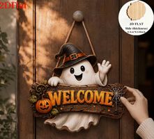 HERZIGES 2-D DEKOSCHILD *WELCOME,GEISTLI* NEU