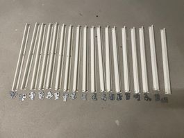 IKEA Elvarli Regalboden-Träger inkl. Halter, 18 Stück, 50 cm