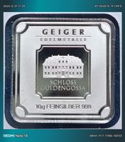 SILBERBARREN PREMIUM - BITTE TEXT LESEN - 10 GRAM FEINSILBER