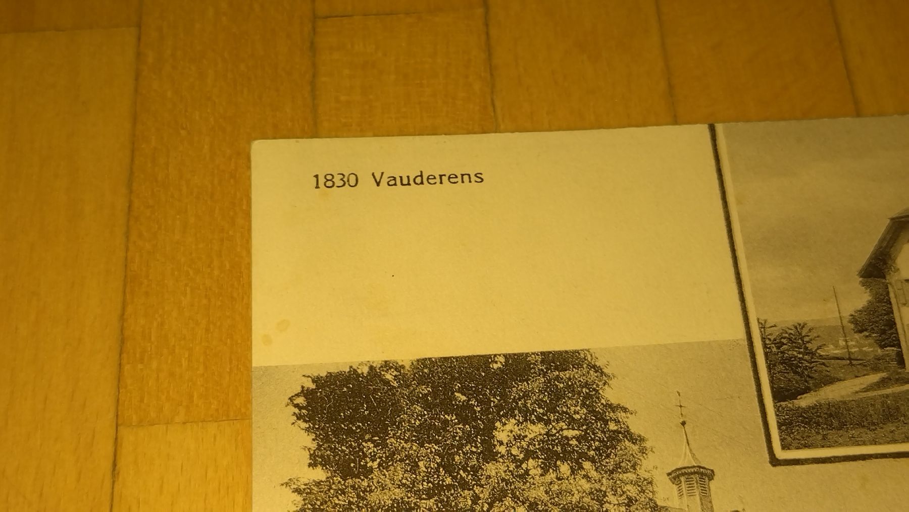 Cartoline postali: Carte postale Vauderens 1830 non circulée  – Usato da Farvagny-le-Grand venduto da LaCaverne 1