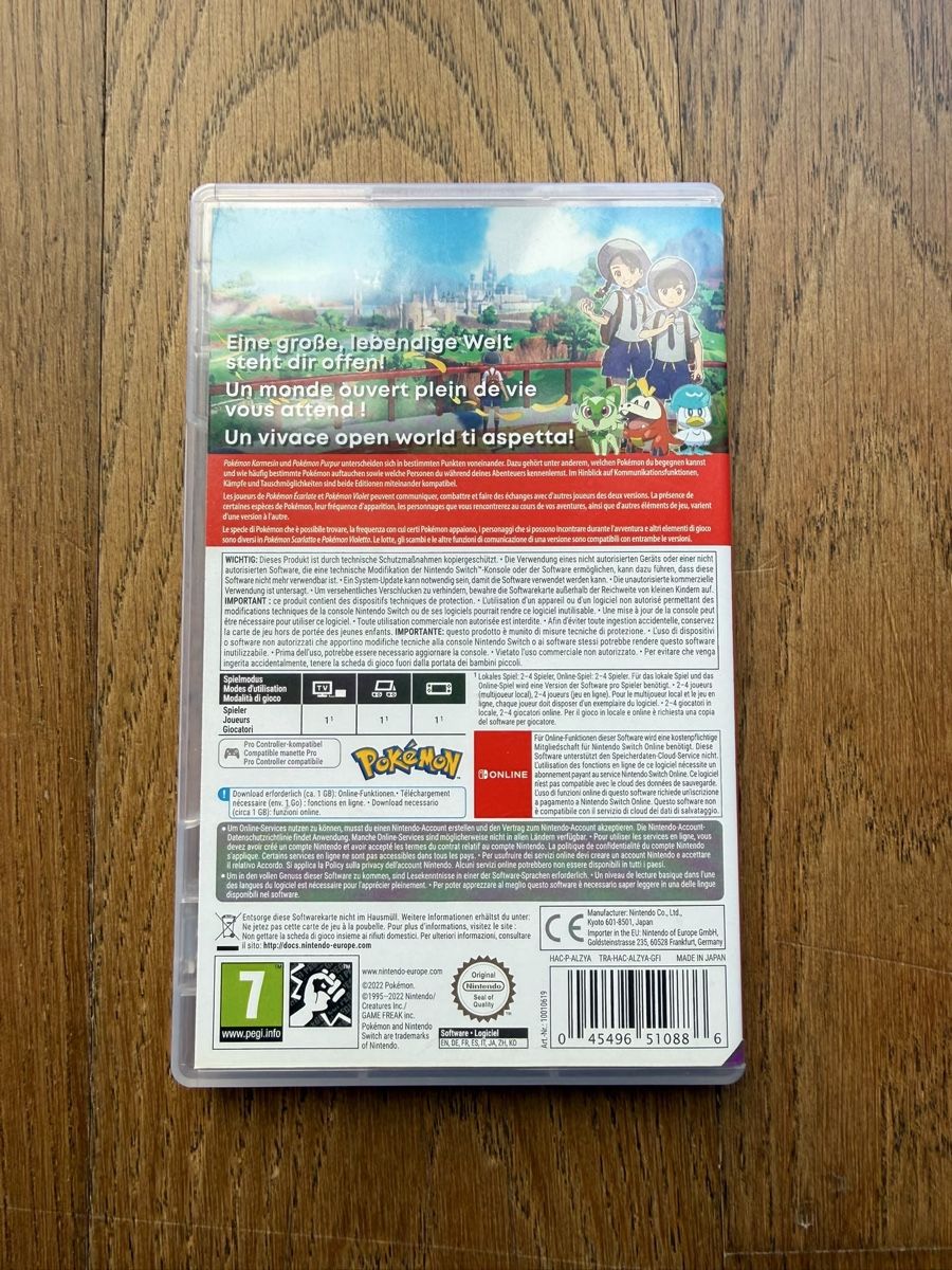 Pokémon Giochi: Pokémon Purpur / Nintendo Switch – Usato da Läufelfingen venduto da Seraphim13 1