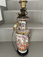 Wunderschöne, antike Porzellan-Vasen-Lampe 