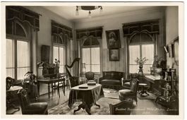 Ansichtskarte Luzern, Salon der Villa Rhätia
