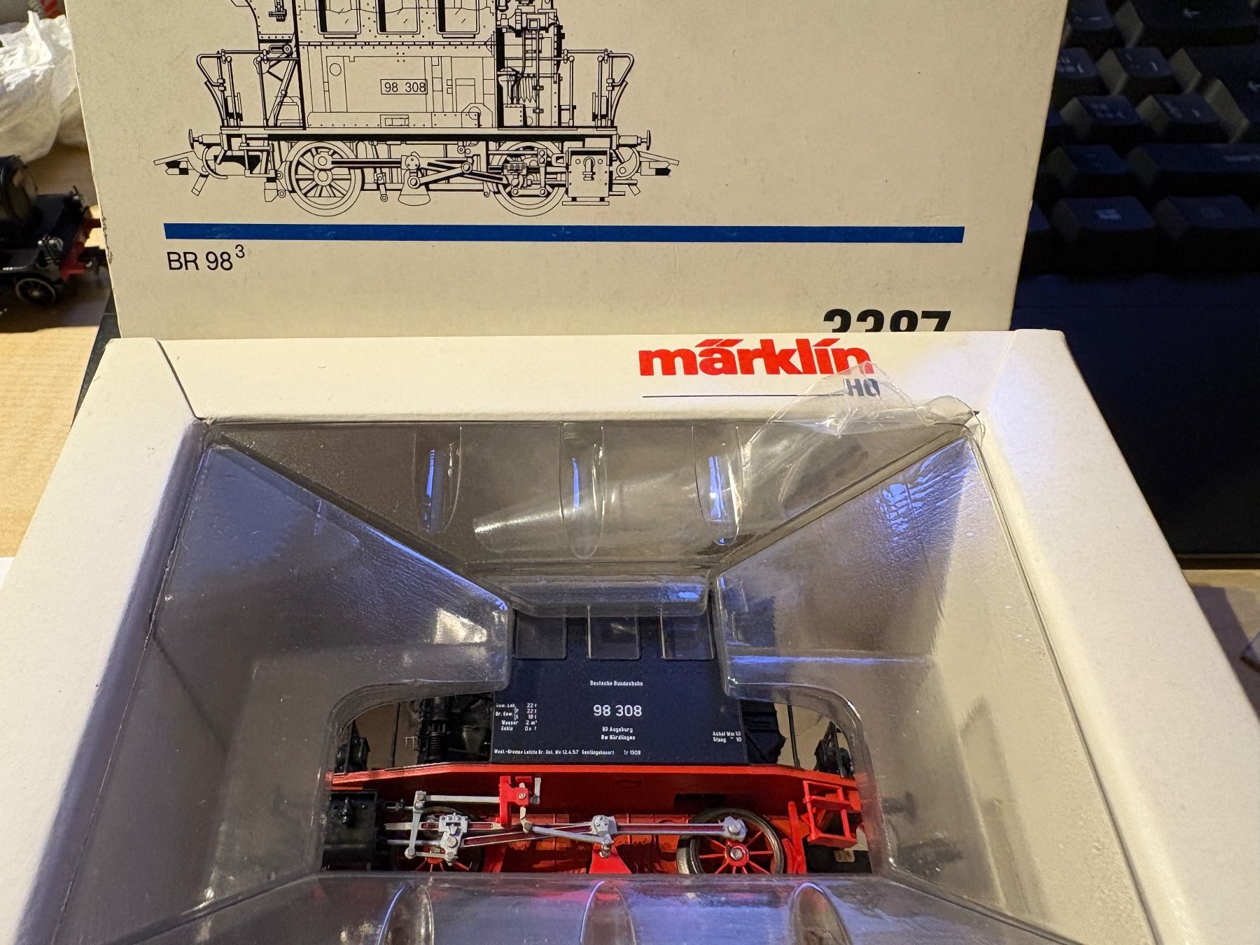 Märklin Modellini di ferrovie: Maerklin 3387 BR 98 !!Lire le descriptif !! – Nuovo e nell'imballaggio originale da Corcelles Payerne venduto da Pierre66 2